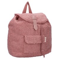 Kidzroom Rucksack – Pinker Kinderrucksack aus weichem Teddy-Stoff