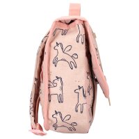 Kidzroom Schulrucksack Einhorn Schulranzen – Rosa Rucksack aus recyceltem Polyester