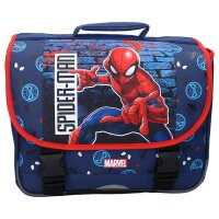 Spiderman Schulrucksack 33x38x12 cm mit Schnallenverschluss und verstellbaren Gurten für Kinder