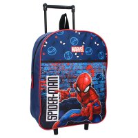 Spiderman Trolley 39x30 cm mit Teleskopgriff und...