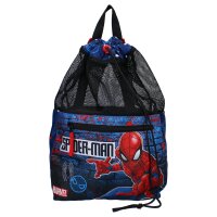 Spiderman Turnbeutel 40x36 cm mit Mesh und verstellbaren Schultergurten