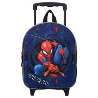 Spiderman 3D Trolley-Rucksack mit Teleskopgriff und...