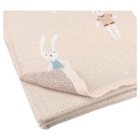 Kidzroom Babydecke 100x80 cm – Kuscheldecke aus Baumwolle mit Sweet Snuggles