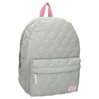 Milky Kiss Rucksack Sweet Bliss – Sanfte grüne Tasche, verspieltes Steppmuster