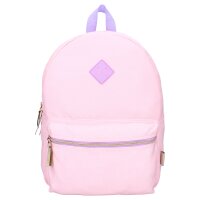 Milky Kiss Rucksack Next Level Vibes – Pinkfarbener Schulrucksack mit Reißverschlussfächern