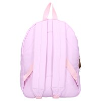 Milky Kiss Rucksack Next Level Vibes – Pinkfarbener Schulrucksack mit Reißverschlussfächern