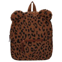 Prêt Rucksack Buddies For Life Flauschiger Kinder-Rucksack mit Panther-Print