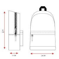 Skooter Dino Kinderrucksack – Verstärkt & mit gepolsterten Gurten Perfekt für Schule