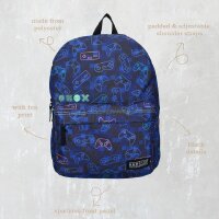 Skooter Rucksack Blau Ergonomisch, geräumig & mit Reißverschlusstaschen Schultasche