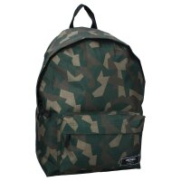 Skooter Be Great – Camouflage Robuster Jungenrucksack mit Reißverschlussfächern