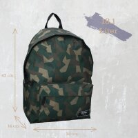 Skooter Be Great – Camouflage Robuster Jungenrucksack mit Reißverschlussfächern