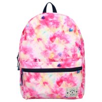 Milky Kiss Rucksack Next Level Vibes – Pinkfarbener Schulrucksack mit Reißverschlussfächern