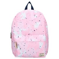 Milky Kiss Rucksack Next Level Vibes – Pinkfarbener Schulrucksack mit Reißverschlussfächern