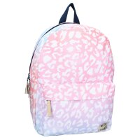 Milky Kiss Bold Style Rucksack – Auffälliger Rucksack in Rosa und Blau Schultasche