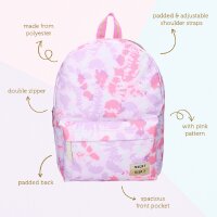 Milky Kiss Bold Style Rucksack – Auffälliger Rucksack in Rosa und Blau Schultasche