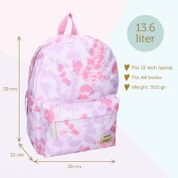 Milky Kiss Bold Style Rucksack – Auffälliger Rucksack in Rosa und Blau Schultasche