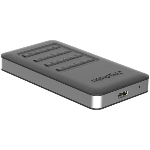 Verbatim Secure Portable SSD 256GB – AES 256-Bit Hardware-Verschlüsselung mit Tastatureingabe