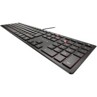 Cherry KC 6000 Slim USB-Tastatur – Elegante, flache...