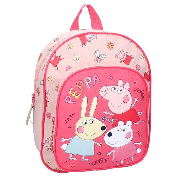 Peppa Pig Kinder-Rucksack – Blumen & Schmetterlinge Schultasche