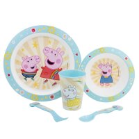 Peppa Pig Teller-Set –Mikrowellengeeignet...