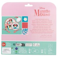 Disney Minnie Mouse Premium-Geschirr - Mikrowelle-Sicher Teller, Schale, Becher & Besteck