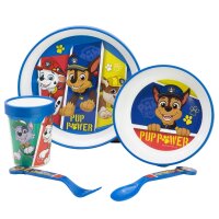 Paw Patrol Teller-Set Mikrowellengeeignet 5-teiliges...