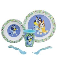 Bluey Teller-Set Mikrowellengeeignet 5-teiliges...