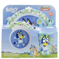 Bluey Teller-Set Mikrowellengeeignet 5-teiliges...