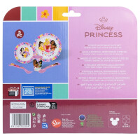 Disney Princess Teller-Set Mikrowellengeeignet 5-teiliges Kindergeschirr mit rutschfestem Boden