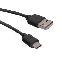 1m USB Typ C 3.1 Ladekabel Datenkabel Kabel Schwarz