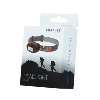 LED Stirnlampe Kopflampe Extrem Hell 9 LEDs 120 Lumen 3 Leuchtarten Leicht und Klein zum Joggen, Wandern, Radfahren,