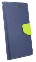 Book-Style für Samsung Galaxy A3 2017 (A320F) Handy Hülle Tasche Blau-Grün