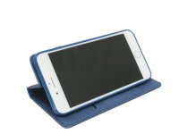 Book-Style für Iphone 7 PLUS Handy Hülle Tasche Zubehör + Folie Etui NAVY
