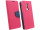 Book-Style für ZTE AXON 7 MINI Handy Hülle Etui Tasche Zubehör in Pink