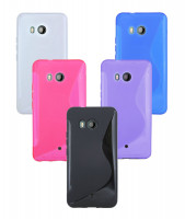 HTC U11 // Schale Handyhülle Handytasche Schutz Silikonschutz Gel + Schutzfolie