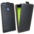 Handytasche Case Cover Hülle Zubehör Flip Tasche in Schwarz für Huawei NOVA 2