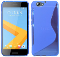 Schutzhülle Handyschale Tasche Case Silikon für HTC ONE A9S + Displayschutz