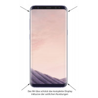 Premium Tempered Schutzglas Displayglas 3D FULL für Samsung Galaxy S8 PLUS G955F