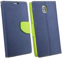 Handy-Tasche PU-Leder für Samsung Galaxy J5 2017 ( J530F ) Book-Style in Blau