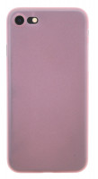 0,2 mm ultra dünne Schutzhülle für iPhone 8 Hülle Etui Case Cover Hartschale dezent Hard Bumper in Pink @cofi1453®