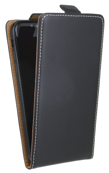iPhone X // Klapptasche Schutztasche Schutzhülle Flip Tasche Hülle Zubehör Etui in Schwarz Tasche Hülle @ cofi1453®