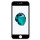 Schutzglas 3D FULL COVERED für Iphone 8 in Schwarz Premium Tempered Glas Displayglas Panzer Folie Schutzfolie @ Energmix®