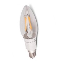 E14 4W LED Filament Glühbirne Kerzenform 400 Lumen