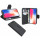 iPhone X // Buchtasche Hülle Case Tasche Wallet BookStyle mit STANDFUNKTION in Schwarz @ cofi1453®