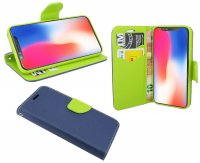 iPhone X // Buchtasche Hülle Case Tasche Wallet...