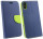 iPhone X // Buchtasche Hülle Case Tasche Wallet BookStyle mit STANDFUNKTION in Blau-Grün @ cofi1453®