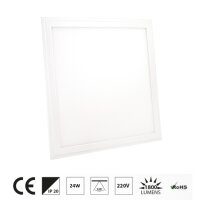 24W Kaltweiß LED Panel Deckenleuchte Eckig 1800 lm...