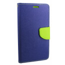Elegante Buch-Tasche Hülle für das Sony Xperia XZ1 in Blau-Grün Leder Optik Wallet Book-Style Cover Schale @ cofi1453®