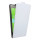 Sony Xperia XZ1 COMOPACT // Klapptasche Schutztasche Schutzhülle Flip Tasche Hülle Zubehör Etui in Weiß Tasche Hülle @ cofi1453®