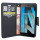 Elegante Buch-Tasche Hülle für das HONOR 6A in Schwarz Leder Optik Wallet Book-Style Cover Schale @ cofi1453®